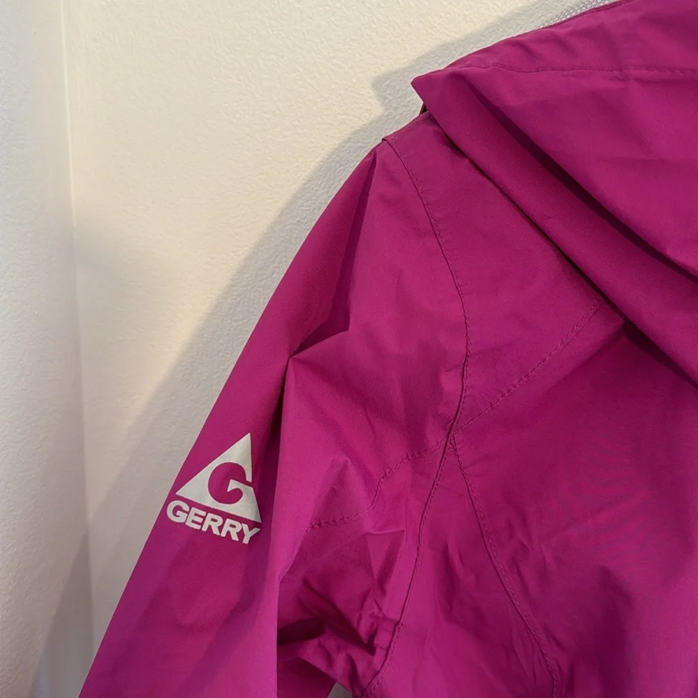 GERRY Womens Purple Pink Magenta Rain Jacket Lightweight Waterproof Size SMALL - Picture 8 of 9